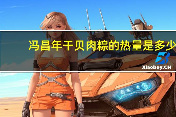 冯昌年 干贝肉粽的热量是多少