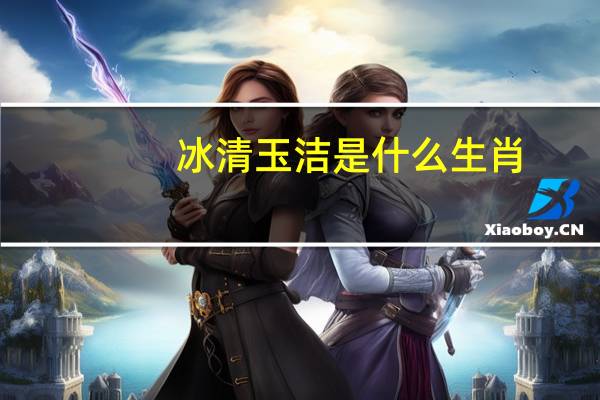 冰清玉洁是什么生肖