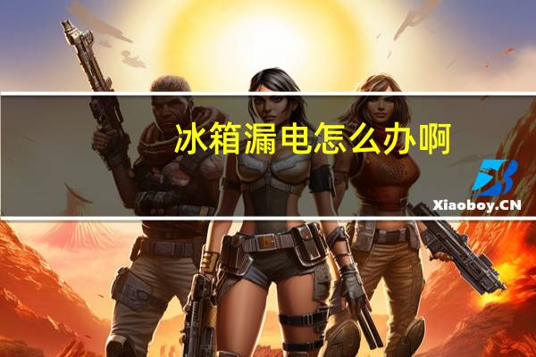 冰箱漏电怎么办啊（冰箱漏电怎么办）