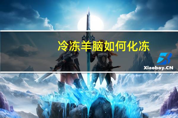 冷冻羊脑如何化冻