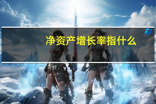 净资产增长率指什么