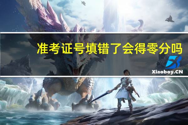 准考证号填错了会得零分吗