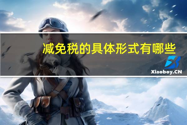 减免税的具体形式有哪些