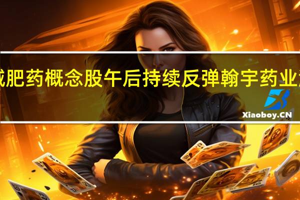 减肥药概念股午后持续反弹 翰宇药业涨超5%