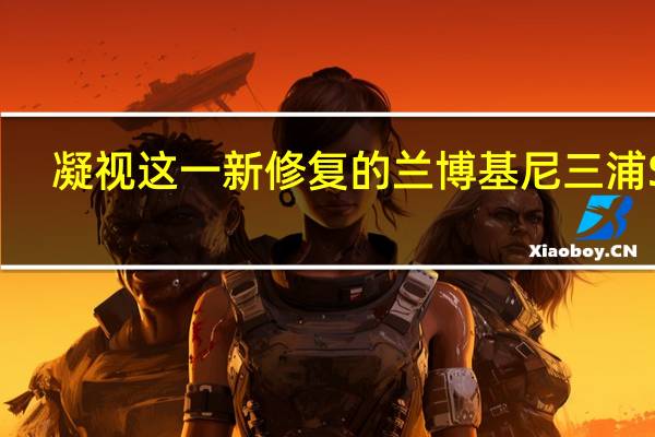 凝视这一新修复的兰博基尼三浦SVJ
