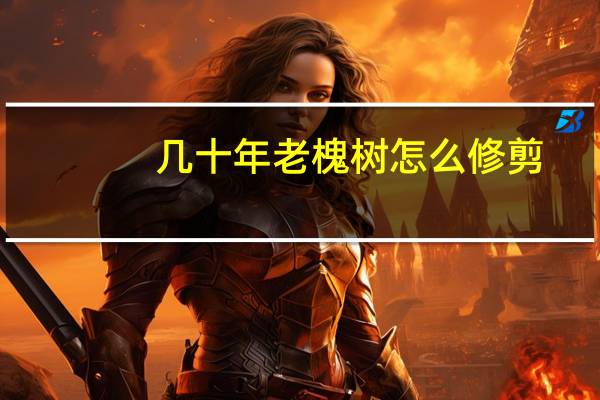 几十年老槐树怎么修剪