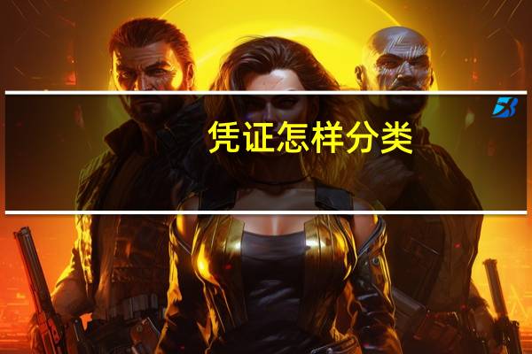 凭证怎样分类