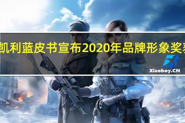 凯利蓝皮书宣布2020年品牌形象奖获奖者