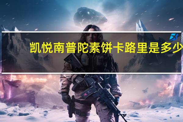 凯悦 南普陀素饼卡路里是多少