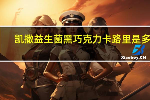 凯撒 益生菌黑巧克力卡路里是多少