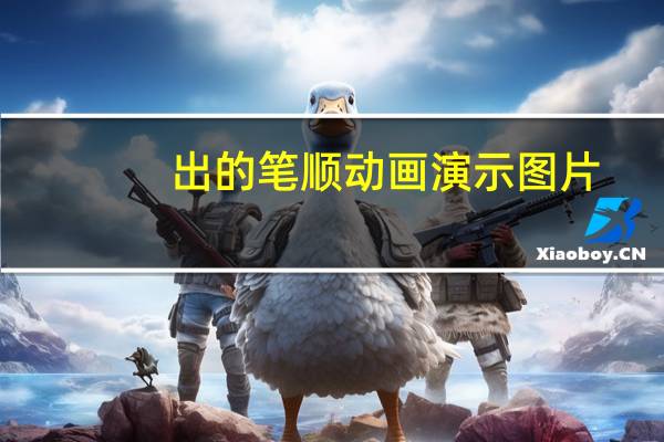 出的笔顺动画演示图片（出的笔顺动画演示）
