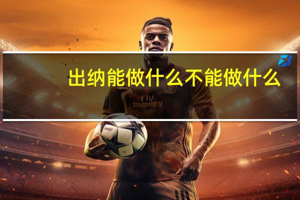 出纳能做什么不能做什么