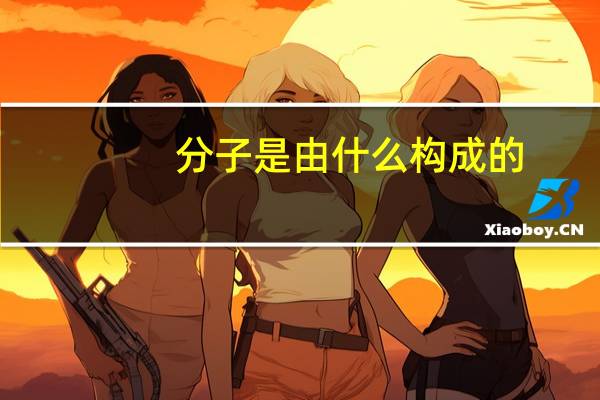 分子是由什么构成的