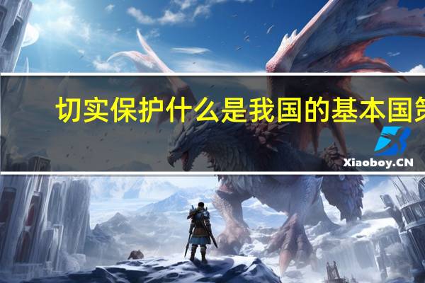 切实保护什么是我国的基本国策