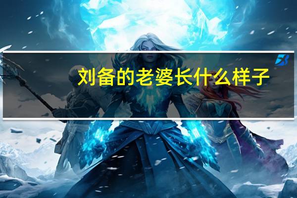 刘备的老婆长什么样子（刘备的老婆是谁）