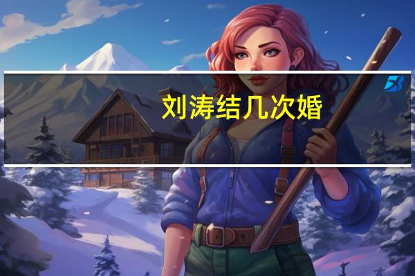 刘涛结几次婚