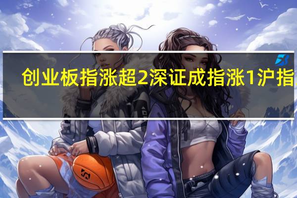 创业板指涨超2深证成指涨1沪指跌0.2两市超3300只个股上涨CRO概念、减肥药板块领涨