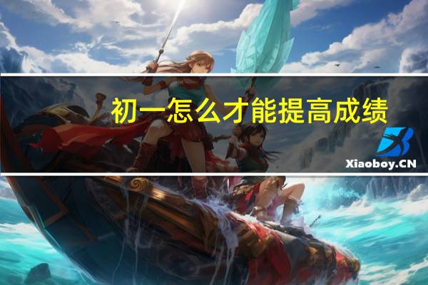 初一怎么才能提高成绩