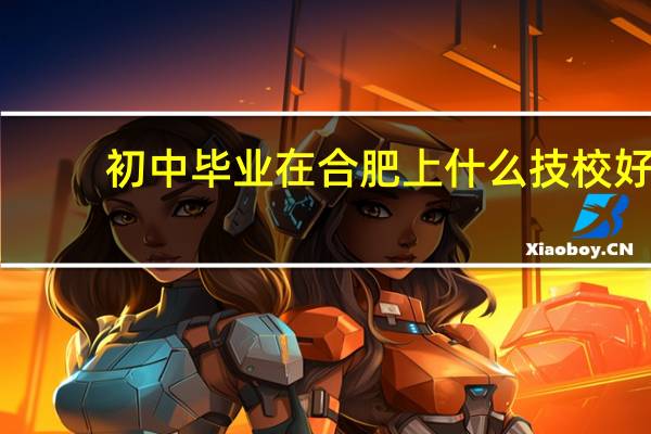 初中毕业在合肥上什么技校好