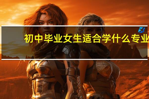 初中毕业女生适合学什么专业