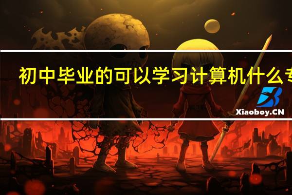 初中毕业的可以学习计算机什么专业