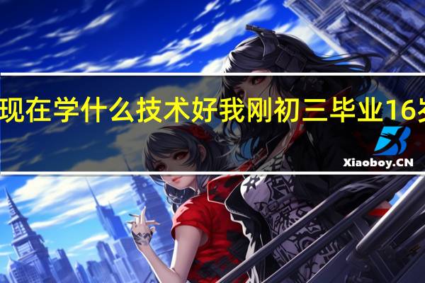 初中生现在学什么技术好我刚初三毕业16岁了是位男生