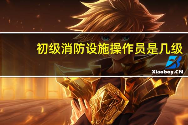 初级消防设施操作员是几级