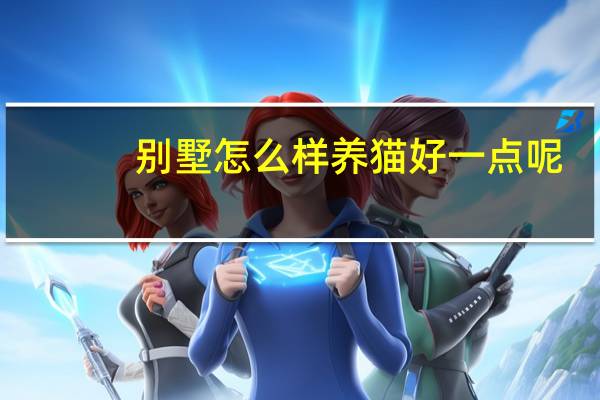 别墅怎么样养猫好一点呢