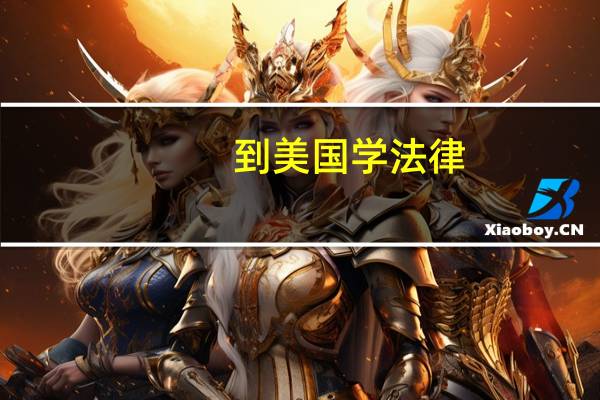 到美国学法律