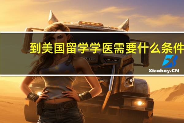 到美国留学学医需要什么条件