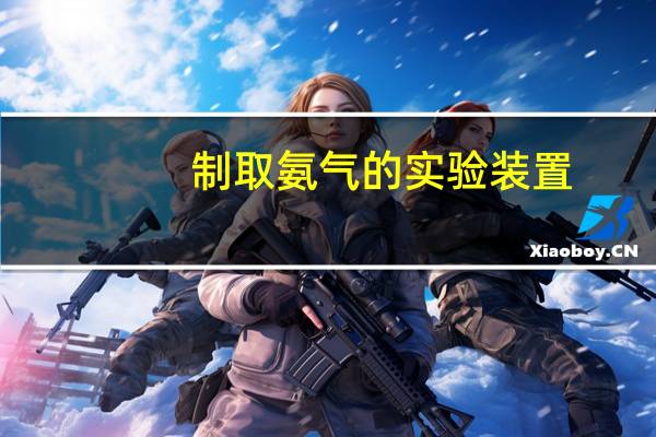 制取氨气的实验装置（制备氨气）