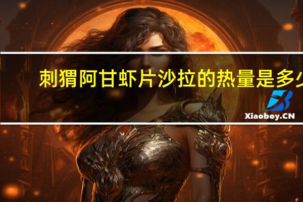 刺猬阿甘 虾片沙拉的热量是多少