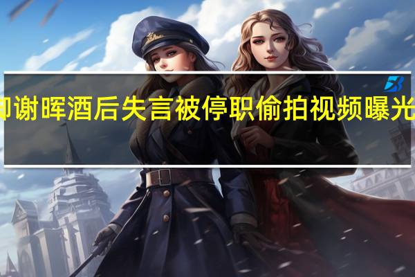 前国脚谢晖酒后失言被停职 偷拍视频曝光疑遭人算计