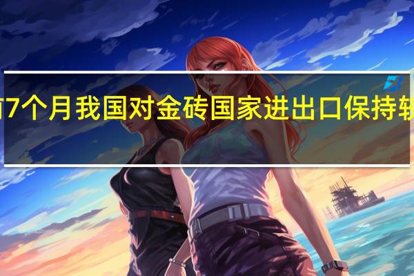 前7个月我国对金砖国家进出口保持较快增长