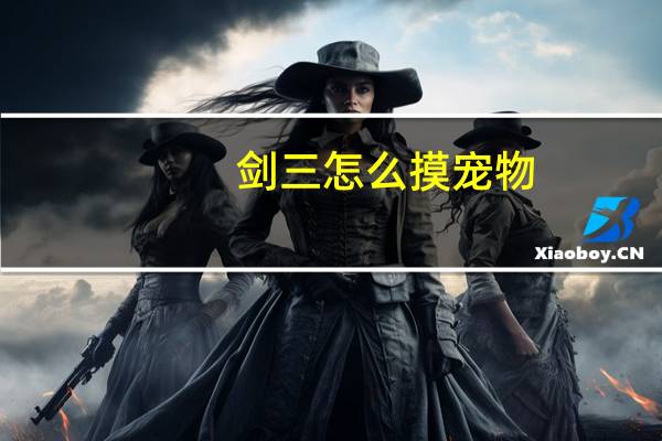 剑三怎么摸宠物