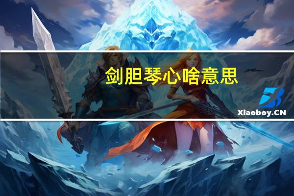 剑胆琴心啥意思(剑胆琴心是什么意思)