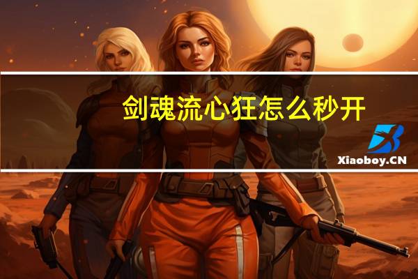 剑魂流心狂怎么秒开（剑魂流心）