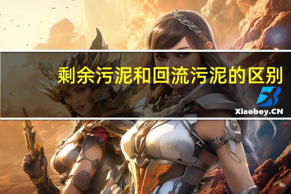 剩余污泥和回流污泥的区别