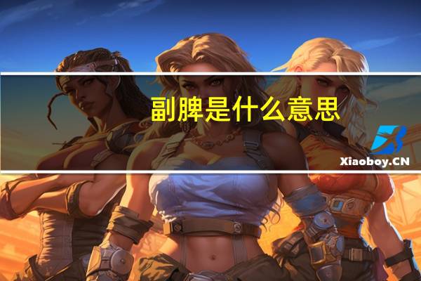 副脾是什么意思（fps什么意思）