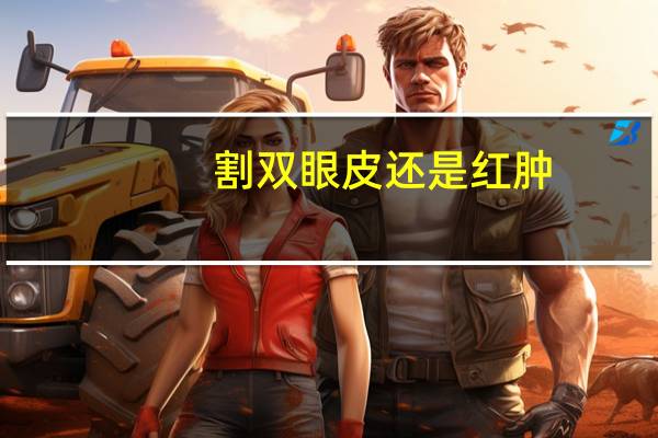 割双眼皮还是红肿?双眼皮手术出现红肿怎么办