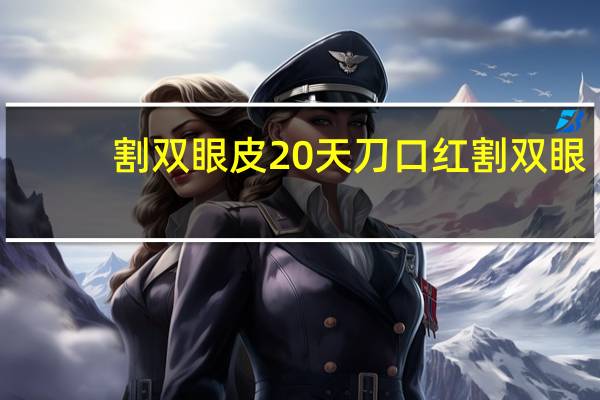 割双眼皮20天刀口红 割双眼皮手术25天刀口发红是怎么回事