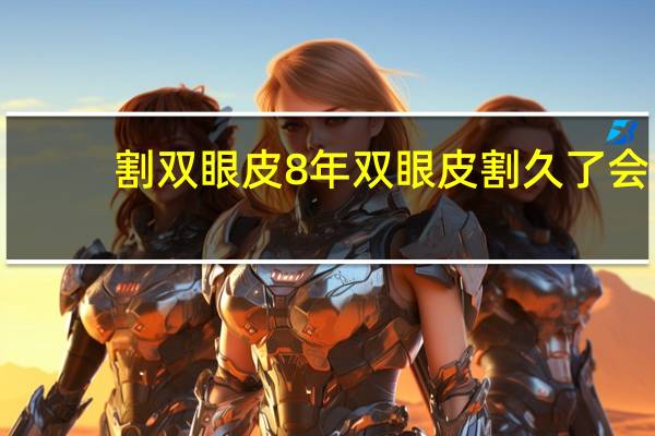 割双眼皮8年 双眼皮割久了会怎样
