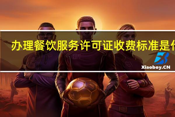 办理餐饮服务许可证收费标准是什么