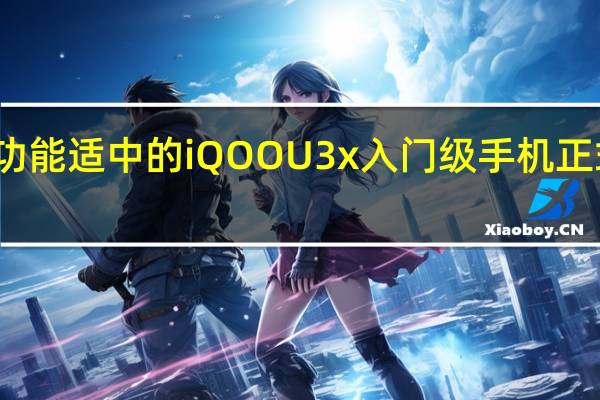 功能适中的iQOOU3x入门级手机正式上线
