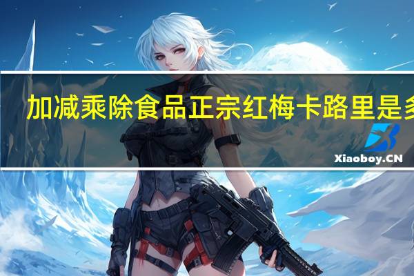 加减乘除食品 正宗红梅卡路里是多少