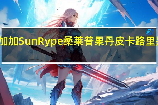 加加 SunRype桑莱普果丹皮卡路里是多少