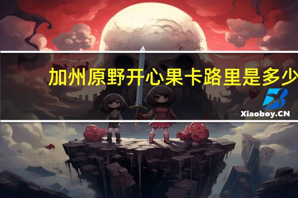加州原野 开心果卡路里是多少