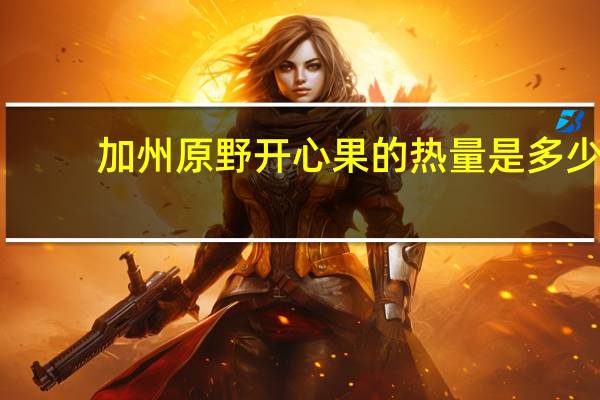 加州原野 开心果的热量是多少