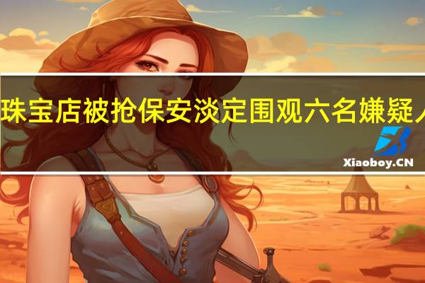 加拿大珠宝店被抢保安淡定围观 六名嫌疑人作案后逃逸