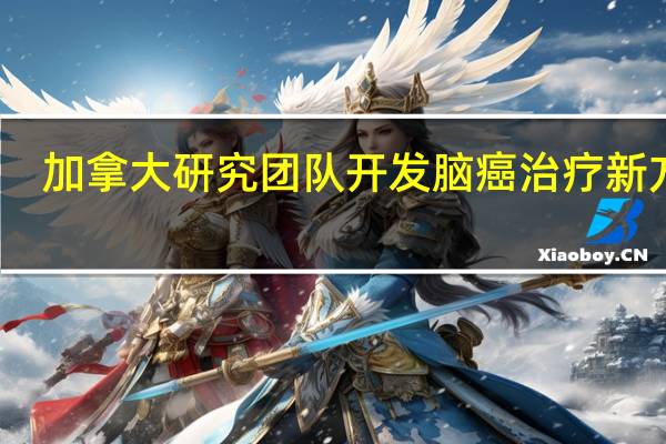 加拿大研究团队开发脑癌治疗新方法